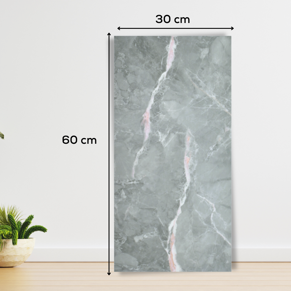 10 x Self-Adhesive Marble Tile Wall Stickers 2mm - CODE: 250-5 - 30x60cm